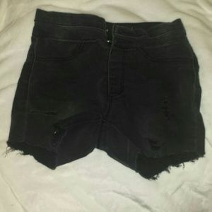 Distressed shorts